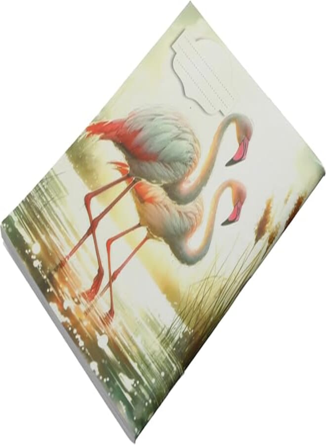 School Notebook Graph Paper 60 Sheets Swan Shape Koshia Cover 16 × 22.5 ideal for geometric and artistic notes swan